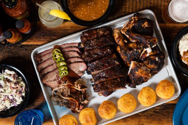bbq food platter
