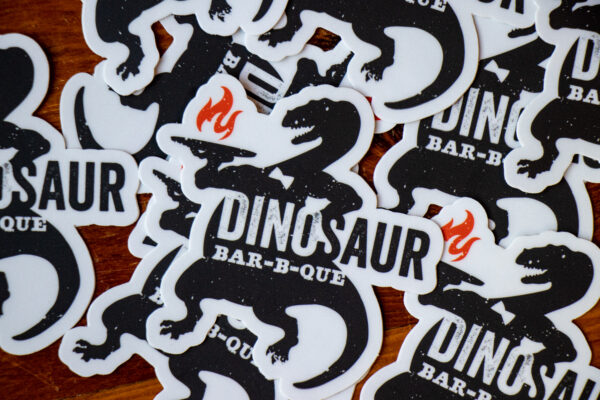 Dinosaur Bar-B-Que Sticker