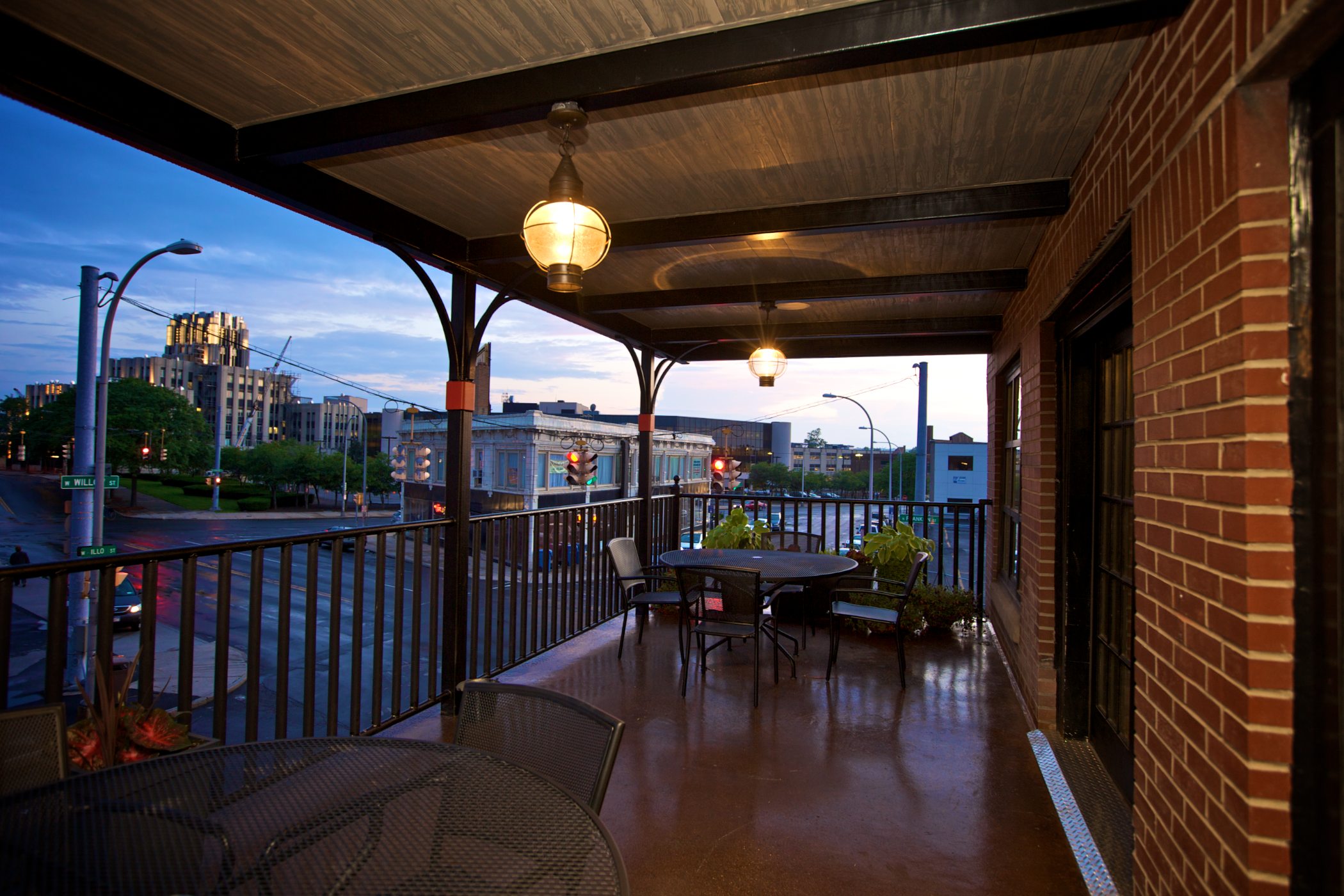 syracuse private event balcony