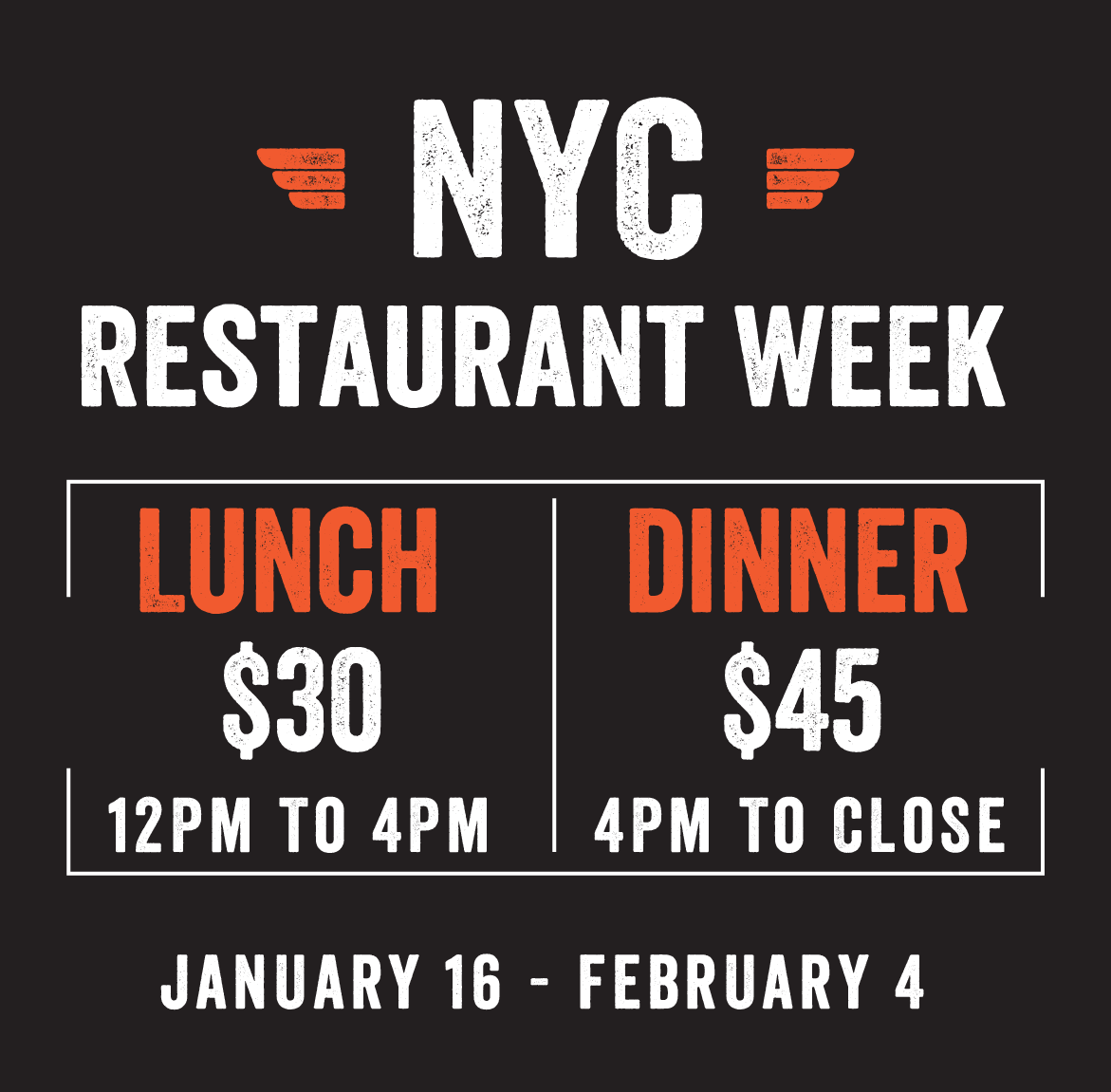 NYC Winter 2024 Restaurant Week Dinosaur BarBQue