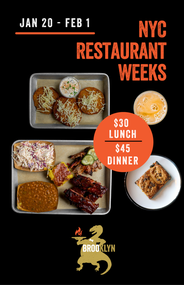 Dinosaur BBQ Brooklyn NYC Restaurant Week – Winter ’26