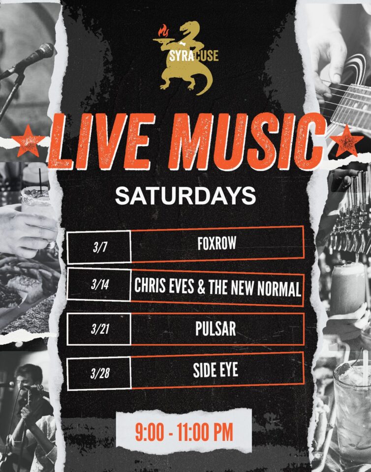 Live Music at Dino BBQ Syracuse