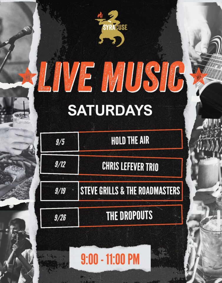 Live Music at Dino BBQ Syracuse