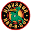 Dinosaur Bar-B-Que circle logo