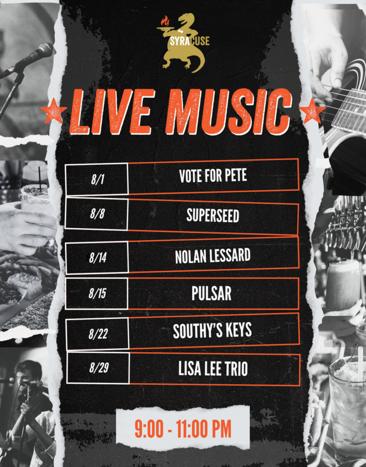 Live Music at Dino BBQ Syracuse