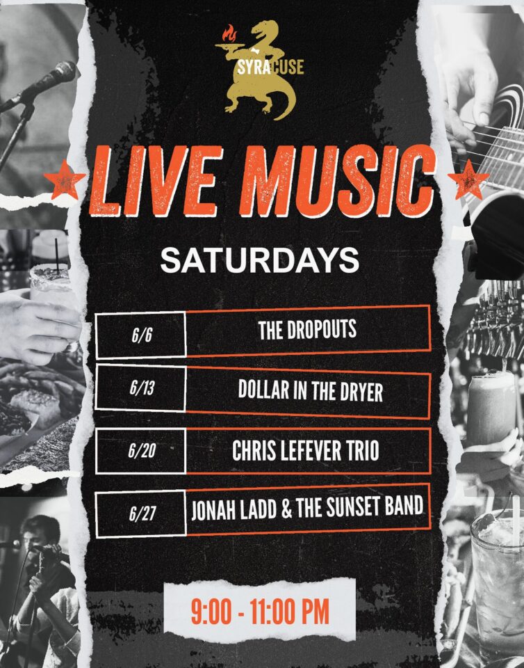 Live Music at Dino BBQ Syracuse