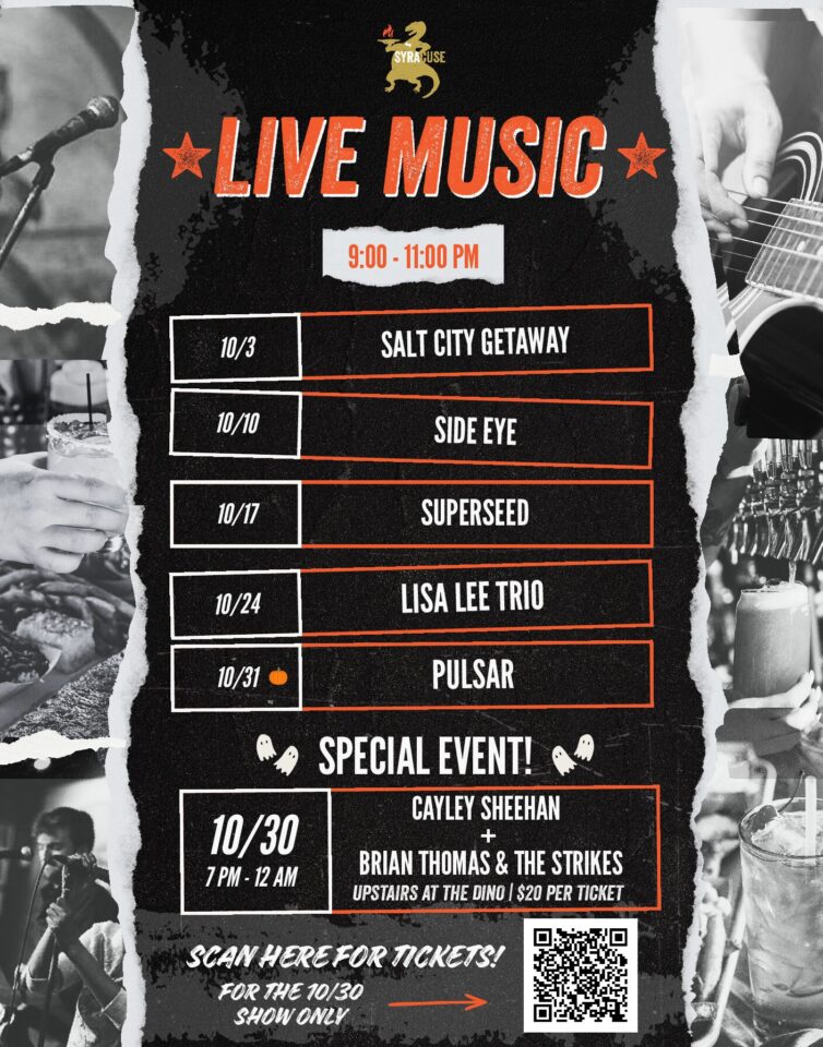 Live Music at Dino BBQ Syracuse