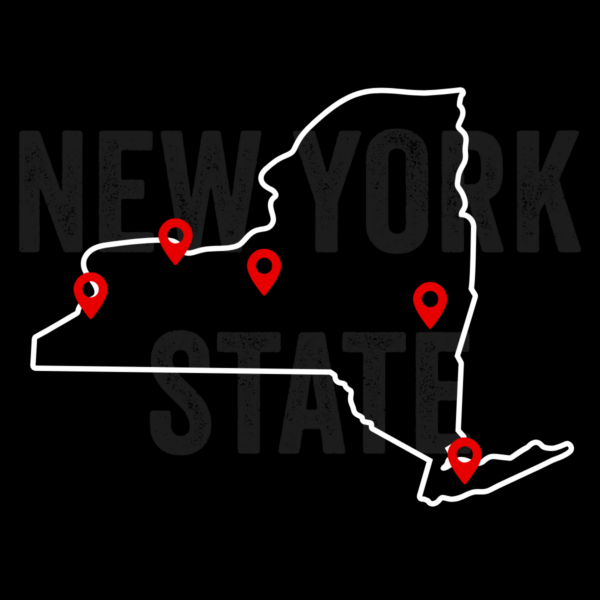dino location ny state map